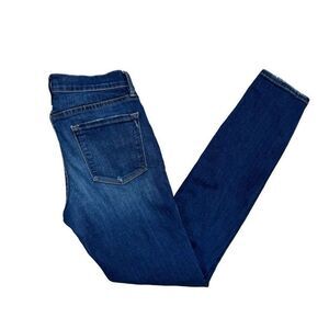 Frame Denim Women's Skinny Jeans - Dark Blue